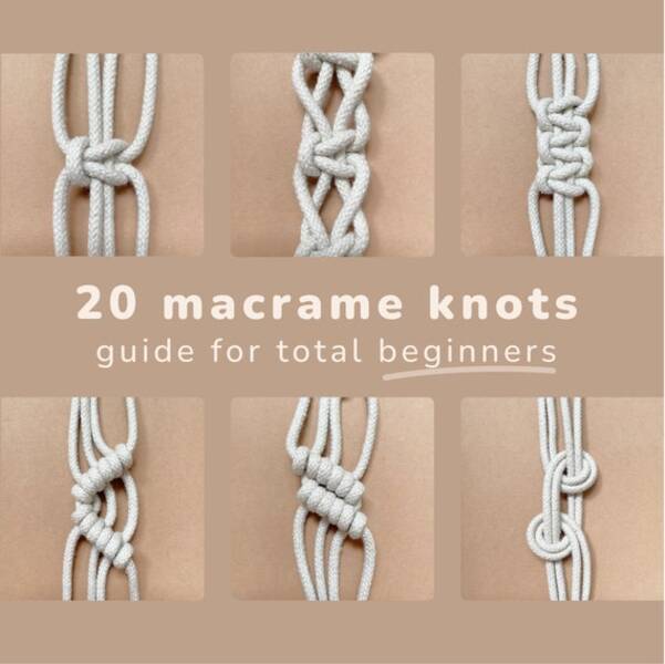 Tipos de nudos de macramé