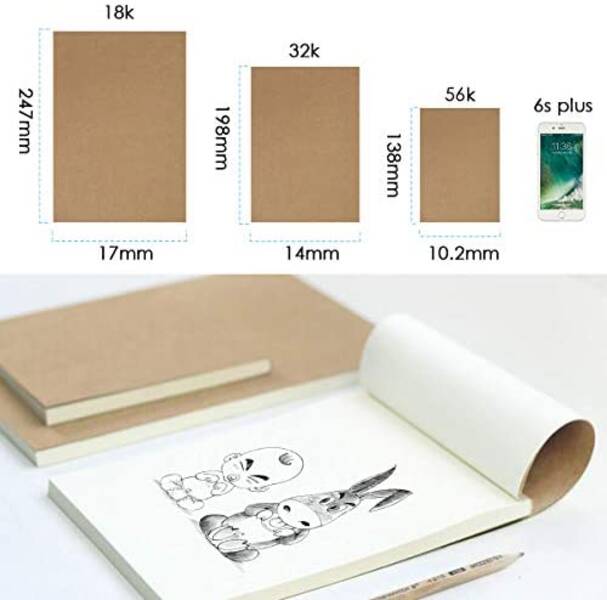 Dibujos en papel kraft