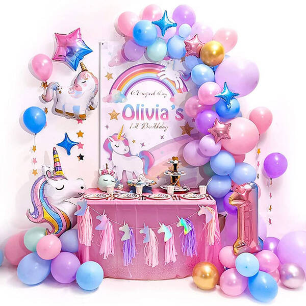 Fiesta de cumpleaños al estilo Unicornio