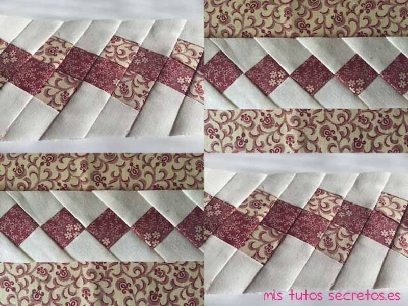 Patchwork en la técnica «cut»