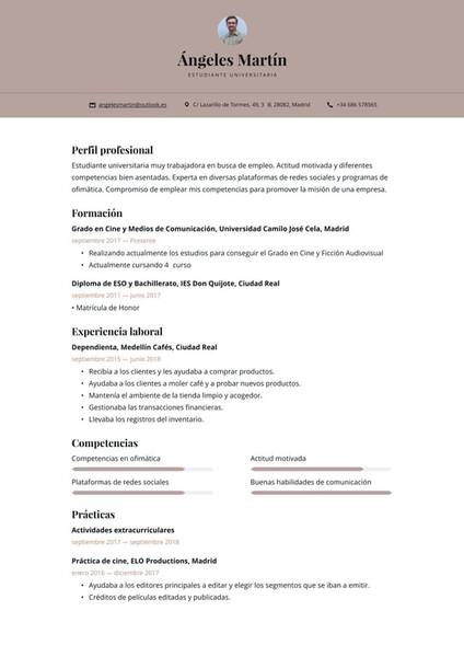 Facultad en un CV: qué es y qué escribir?