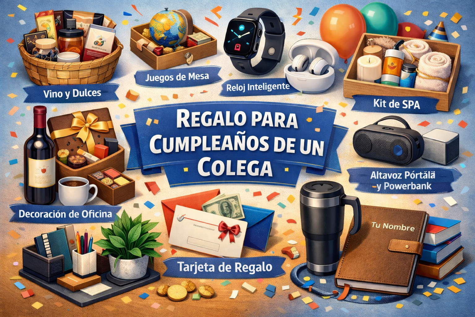Detalle de cumpleaños para colega: planta pequeña para escritorio de oficina